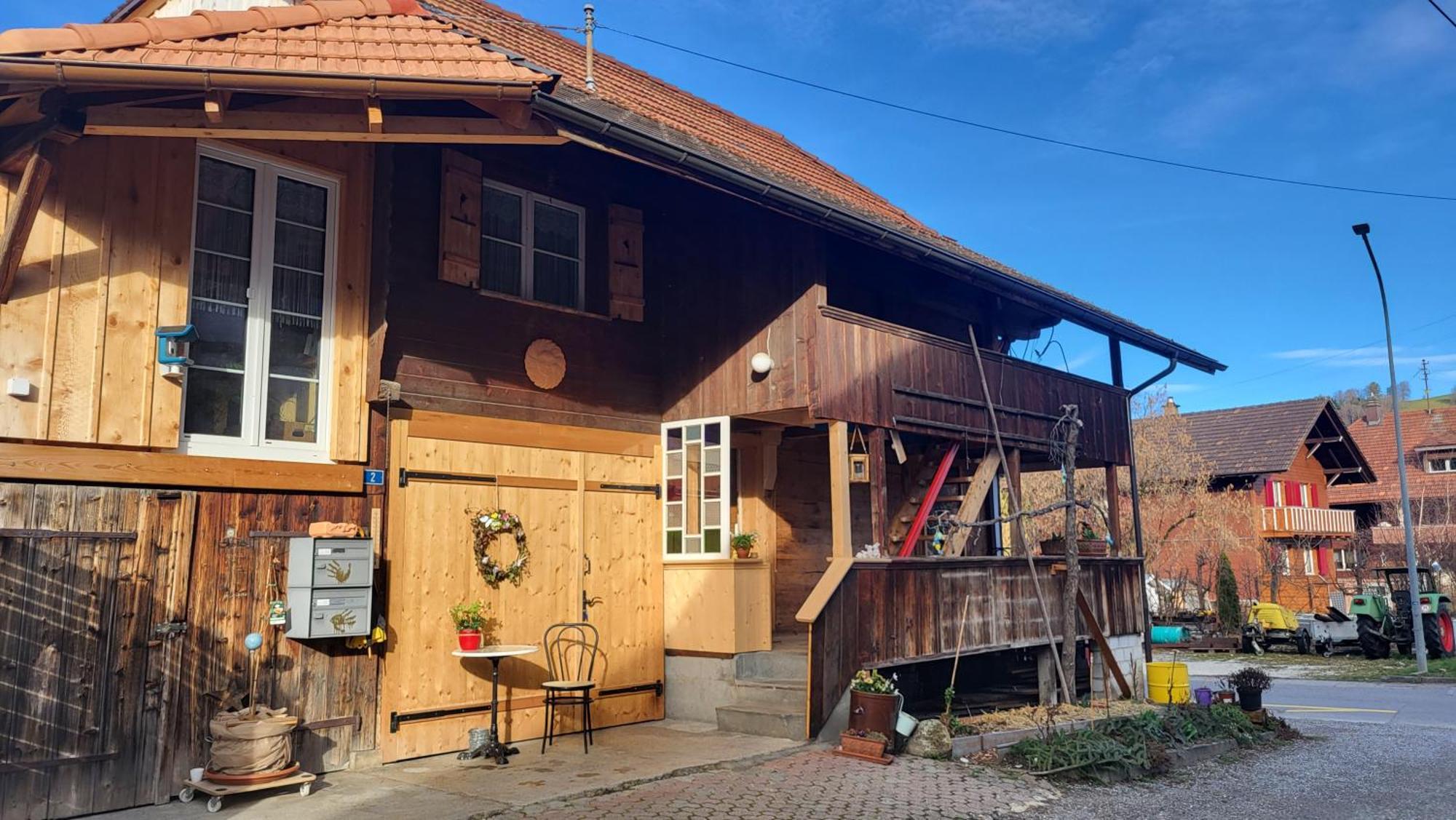 Bed and Breakfast Auszeit Wattenwil Esterno foto
